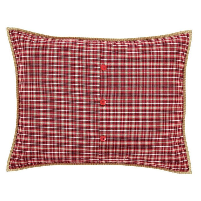 Braxton Quilted Standard Sham 21x27" - Primitive Star Quilt Shop
