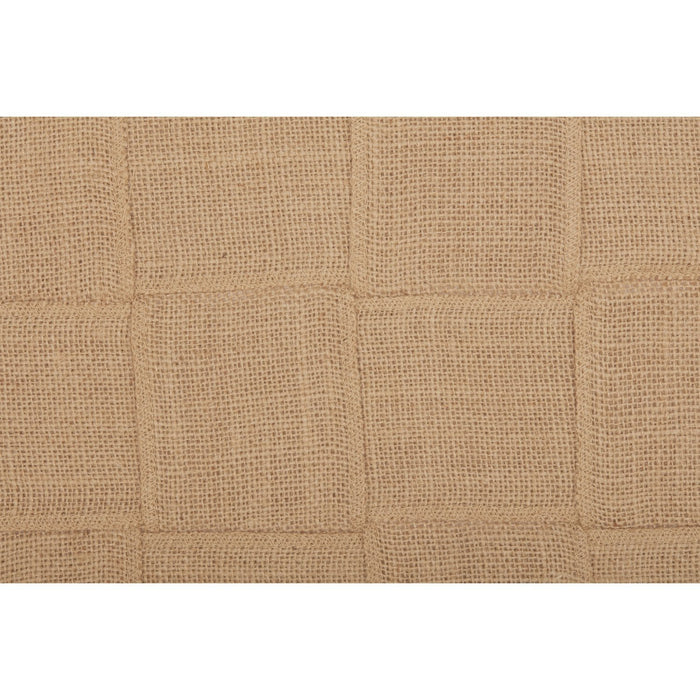 Burlap Natural Basket Weave Runner 13x48" - Primitive Star Quilt Shop