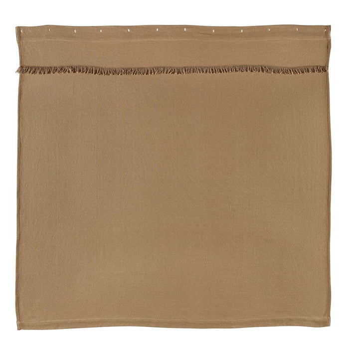 Burlap Natural Shower Curtain - Primitive Star Quilt Shop
