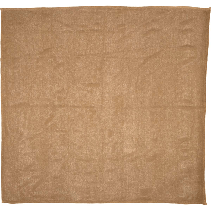 Burlap Natural Table Cloth 60x60" - Primitive Star Quilt Shop