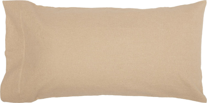 Burlap Vintage King Pillow Case - Set of 2 - Primitive Star Quilt Shop