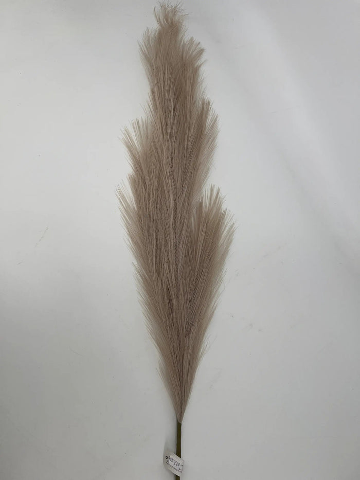 Select Bushy Pampas Grass Spray 43" Beige - Artificial Non-Flowering Plants Silk