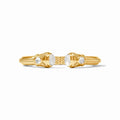 Cabochon Demi Cuff Clear Crystal O/S