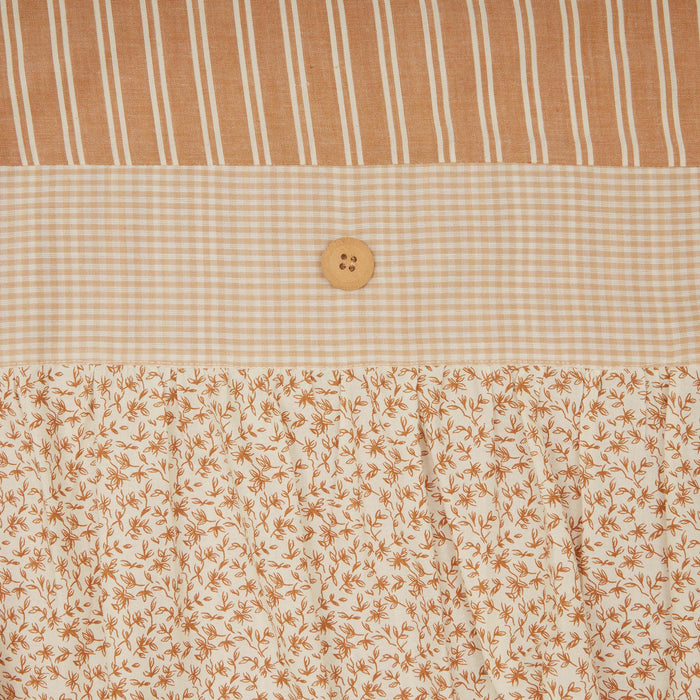 Camilia Ruffled Shower Curtain - Primitive Star Quilt Shop