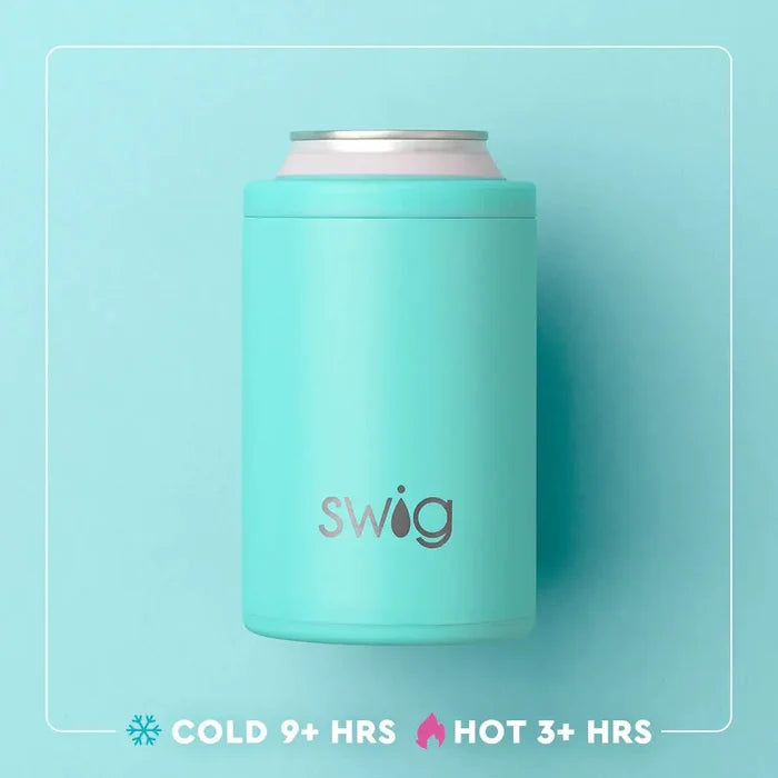 Swig Can + Bottle Cooler 12oz- Bourbon Barrel - Drinkware Merchandise