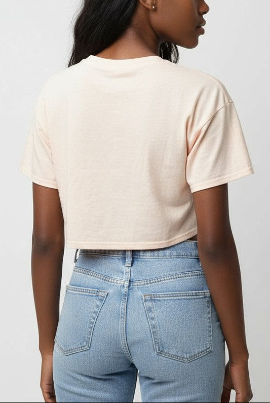 Catalina Island Boxy Cropped Tee