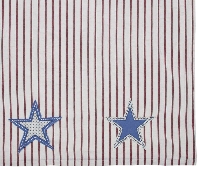 Celebration Star Applique Shower Curtain - Primitive Star Quilt Shop