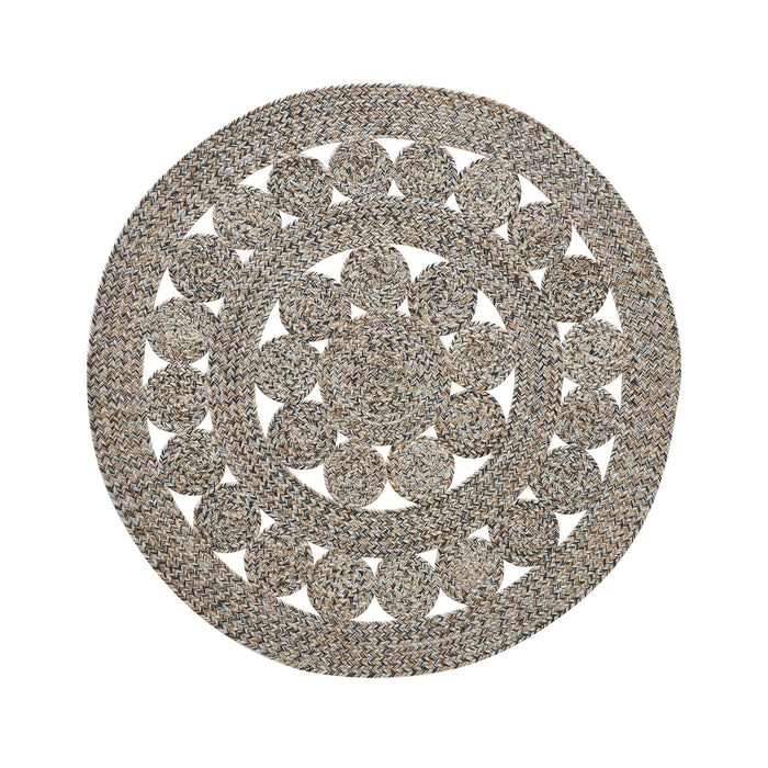 Celeste Blended Pebble Indoor/Outdoor Round Braided Rug 3' - Primitive Star Quilt Shop
