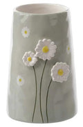 Special T Ceramic Raised Flower Vase 4.5"D x 6.75"H - Merchandise