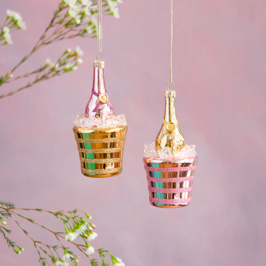 Champagne on Ice Ornament