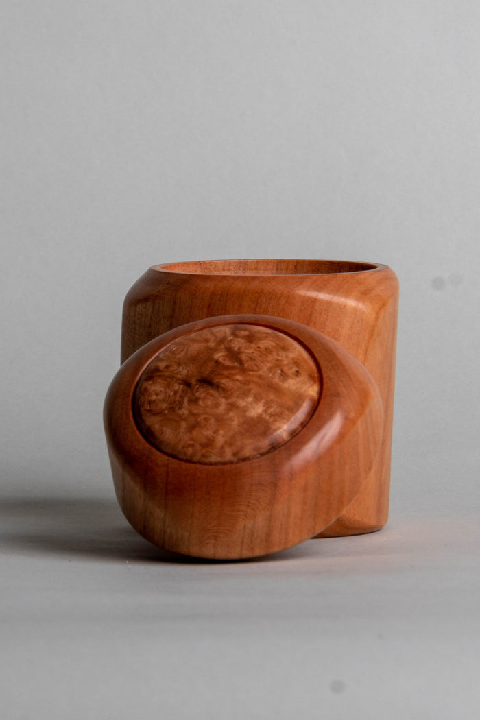 Cherry Twist Box With Cherry Burl Insert