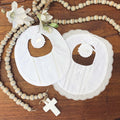Christening Bib - No Scallop