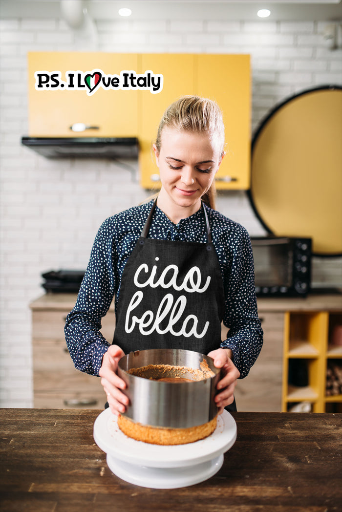 Ciao Bella Black Apron