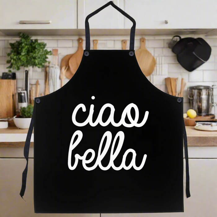 Ciao Bella Black Apron