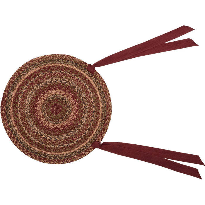 Cider Mill Braided Chair Pad 15" - Set of 6 - Primitive Star Quilt Shop