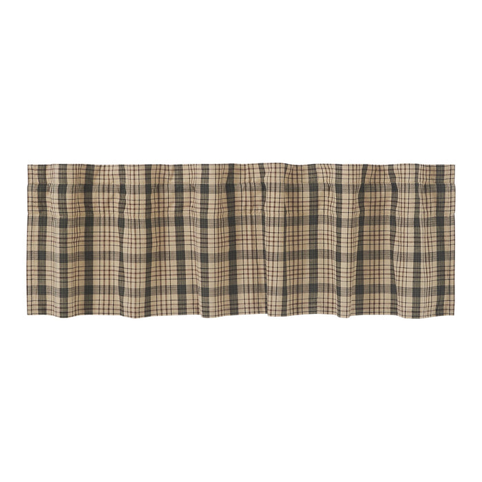 Cider Mill Plaid Lined Valance 60" - Primitive Star Quilt Shop