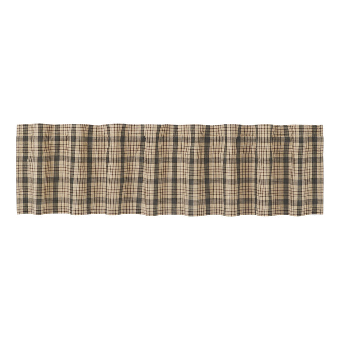 Cider Mill Plaid Lined Valance 72" - Primitive Star Quilt Shop