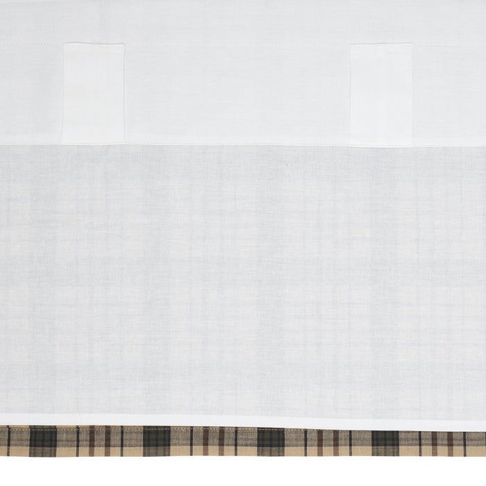 Cider Mill Plaid Lined Valance 72" - Primitive Star Quilt Shop