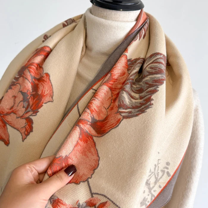 Claretta Pashmina Scarf Orange