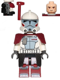 Clone ARC Trooper Hammer, Rancor Battalion (Phase 1) - Dark Red Cloth Pauldron, Black Cloth Kama, Large Eyes