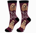 Cocker Spaniel - Life is Better Socks - Premium Socks from Sock Daddy - Just $10.95! Shop now at Pat's Monograms