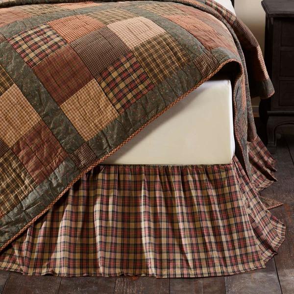 Crosswoods Bed Skirt - Primitive Star Quilt Shop