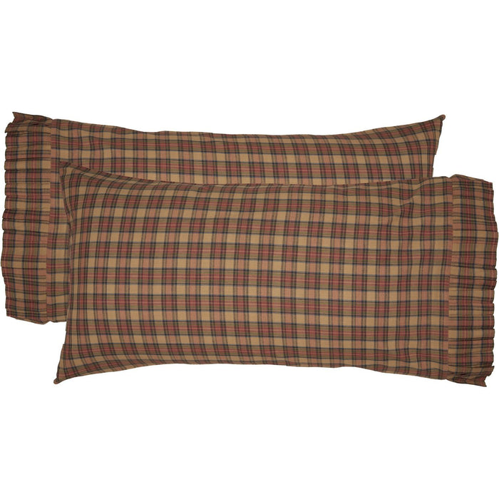 Crosswoods King Pillow Case - Set of 2 - Primitive Star Quilt Shop