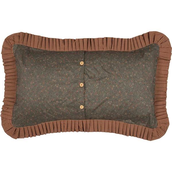 Crosswoods Quilted King Sham 21x37" - Primitive Star Quilt Shop