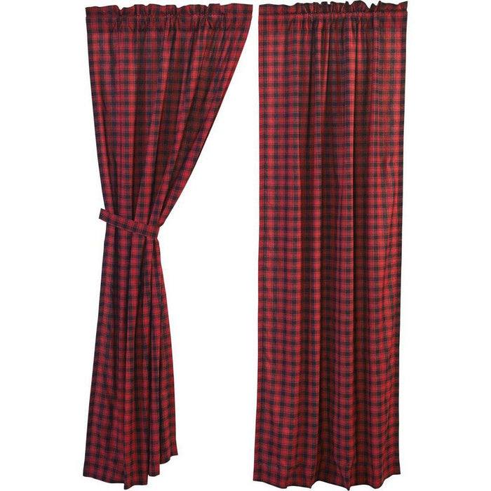 Cumberland Lined Panel Curtains 84" - Primitive Star Quilt Shop