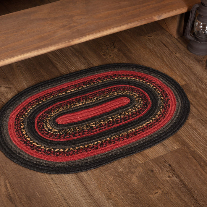 Cumberland Oval Braided Rug 20x30" - Primitive Star Quilt Shop