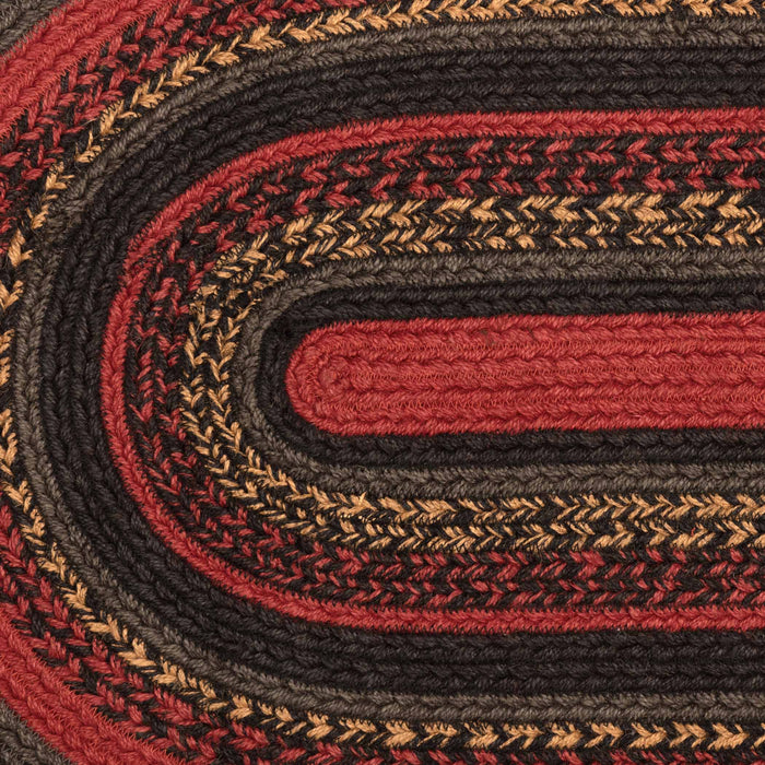 Cumberland Oval Braided Rug 20x30" - Primitive Star Quilt Shop