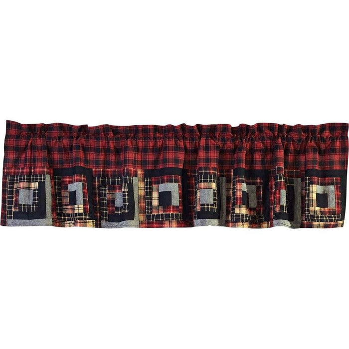 Cumberland Patchwork Lined Valance 72" - Primitive Star Quilt Shop