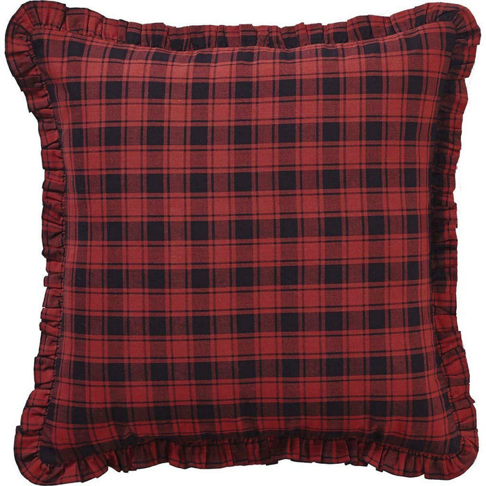 Cumberland Plaid Fabric Pillow 18" Filled - Primitive Star Quilt Shop