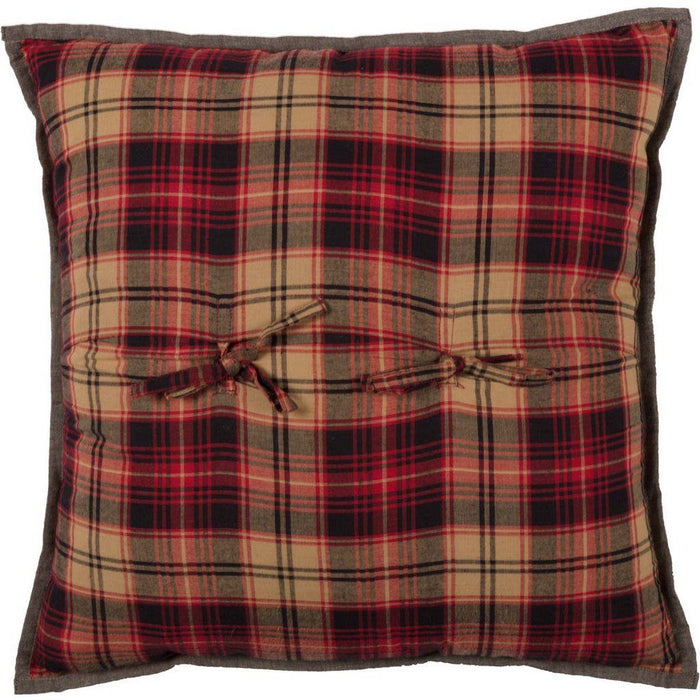 Cumberland Quilted Pillow 18" Filled - Primitive Star Quilt Shop