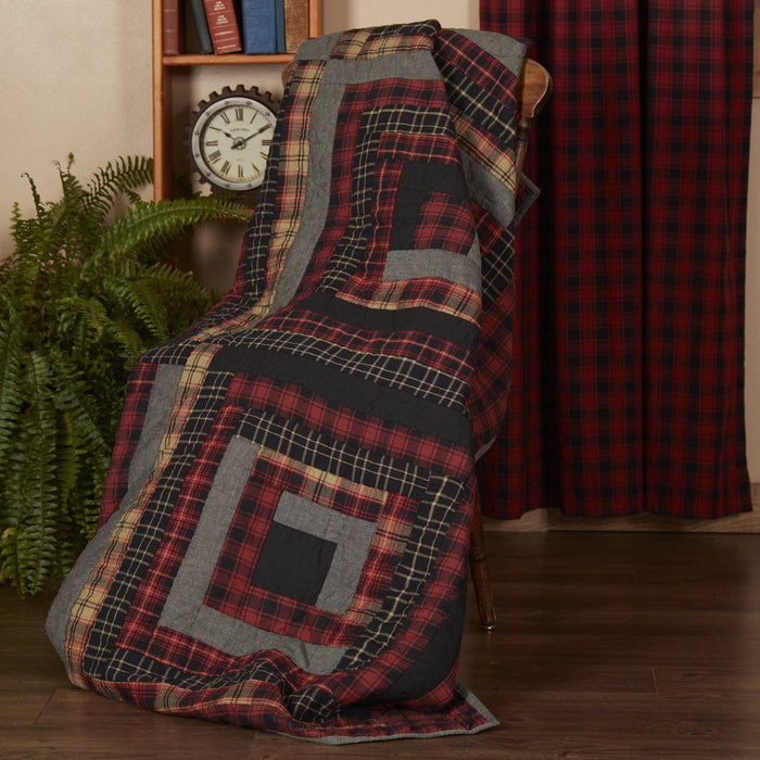 Cumberland Quilted Throw - Primitive Star Quilt Shop