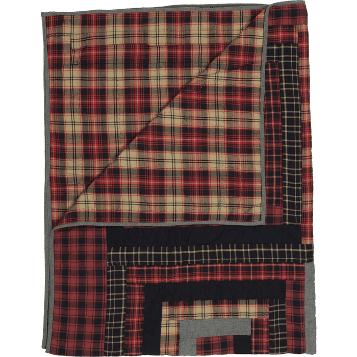Cumberland Quilted Throw - Primitive Star Quilt Shop