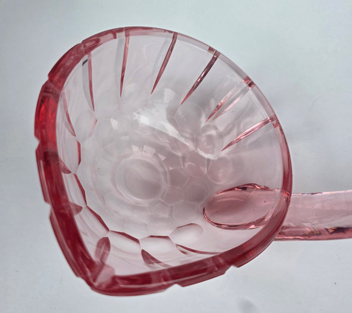 CUT GLASS Punch lathel pink #11