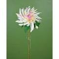 Direct Export Dahlia Stem Cream/Pink 27.5" - Artificial Flowering Plants Silk