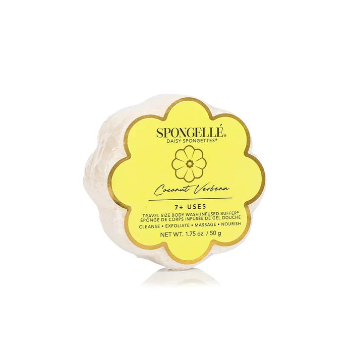 Spongelle Daisy Collection Spongette Coconut Verbena 1.75Oz - Bath & Body Bath & Body