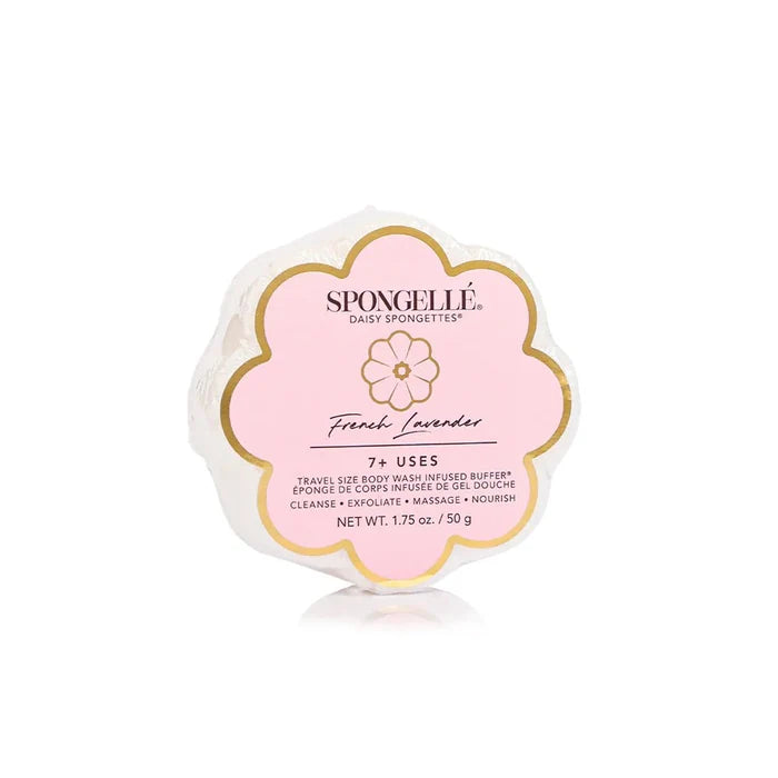 Spongelle Daisy Collection Spongette French Lavender 1.75Oz - Bath & Body Bath & Body