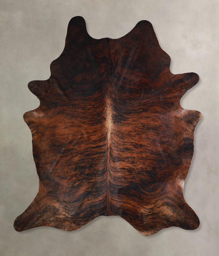 Dark Brindle Cowhide Rug #A33802
