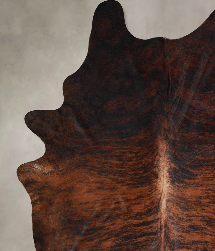 Dark Brindle Cowhide Rug #A33802