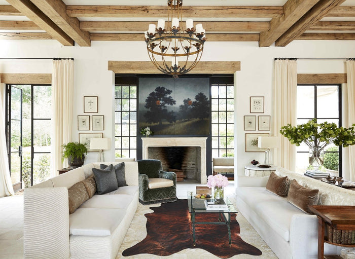 Dark Brindle Cowhide Rug #A33802