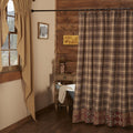 Dawson Star Patchwork Shower Curtain - Primitive Star Quilt Shop