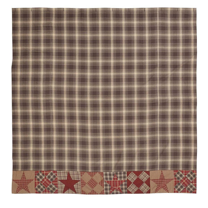 Dawson Star Patchwork Shower Curtain - Primitive Star Quilt Shop