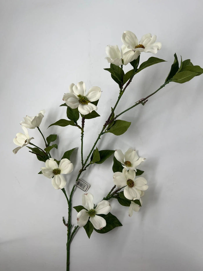 Supreme Dogwood Spray White 40" - Uncategorized Silk