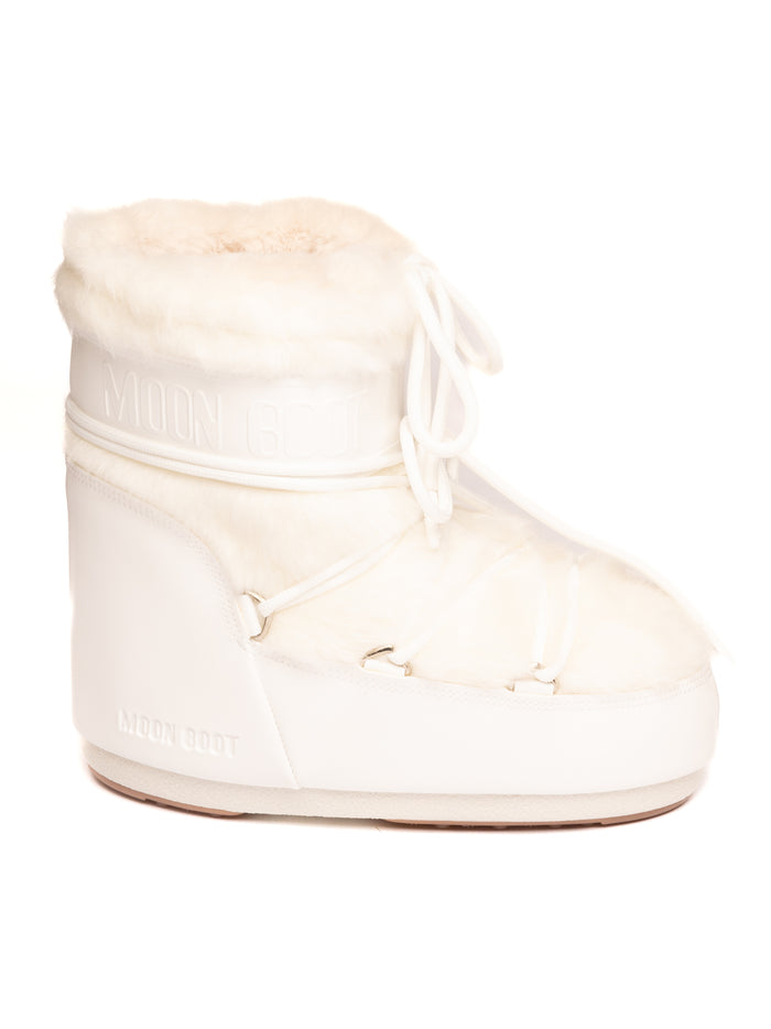 MOON BOOT Doposci incol low fur bianco 1409390 ICONLOWFUR-A002