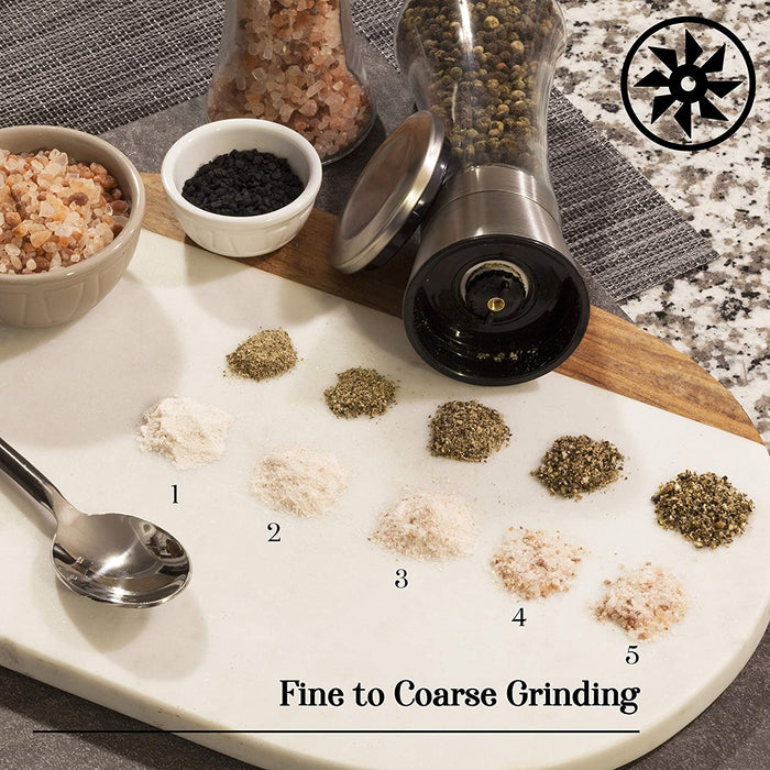 Elegant Salt And Pepper Grinder Set