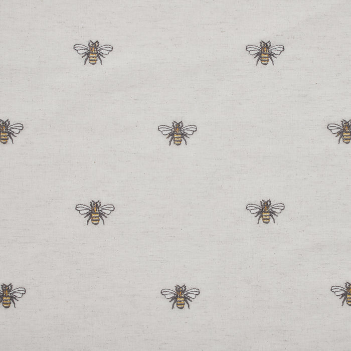 Embroidered Bee Lined Valance 60" - Primitive Star Quilt Shop