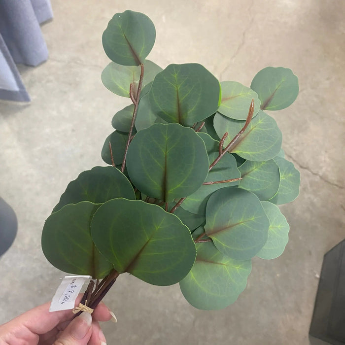 Supreme Eucalyptus Bundle 13" Green - Artificial Non-Flowering Plants Silk